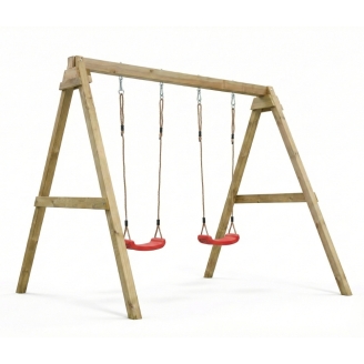 Columpio de madera Maxplay Swing con doble asiento para jardín