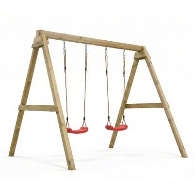 Columpio de madera Maxplay Swing con doble asiento para jardín