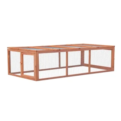 Recinto de madera para conejos y pequeños animales de exterior 180 x 90 x 48 cm – Farm 8