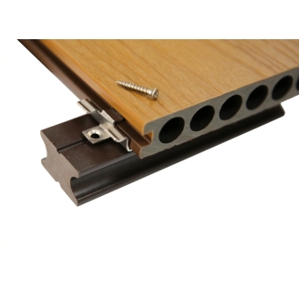 Kit Tarima WPC Zeus 3 m² Ipe-Teca | Tablas + perfiles + clips