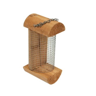 Comedero para Pájaros Robin de Madera de Conífera 7 x 10 x 19,5 cm