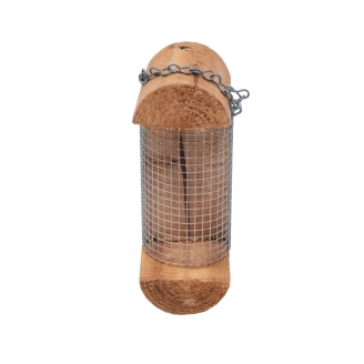 Comedero para Pájaros Robin de Madera de Conífera 7 x 10 x 19,5 cm