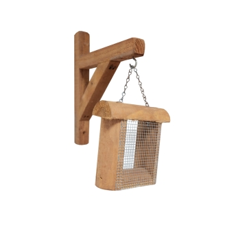 Comedero para Pájaros Sparrow de Madera de Conífera 7 x 19 x 19 cm