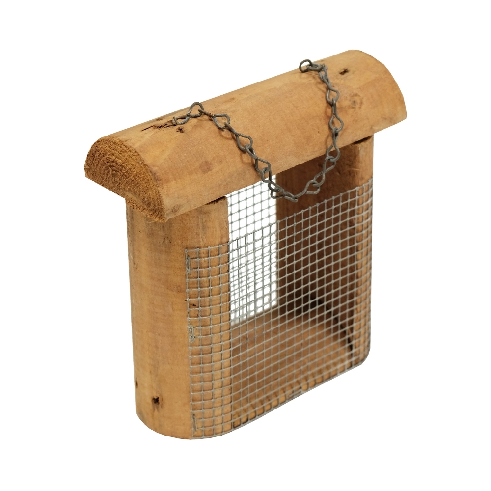 Comedero para Pájaros Sparrow de Madera de Conífera 7 x 19 x 19 cm