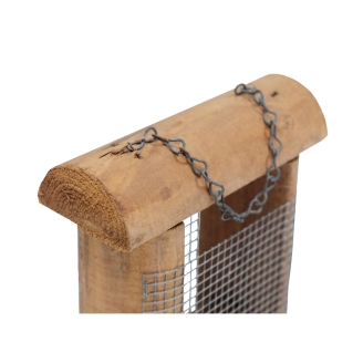 Comedero para Pájaros Sparrow de Madera de Conífera 7 x 19 x 19 cm