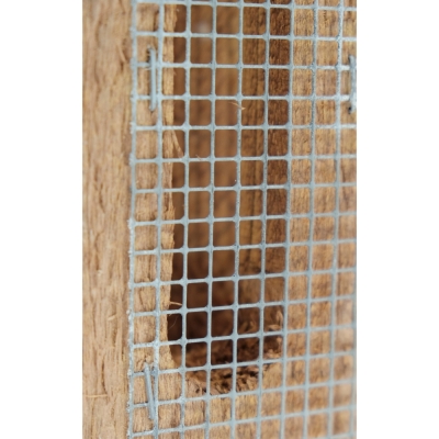Comedero para Pájaros Finch de Madera de Conífera 10,5 x 10,5 x 18,5 cm