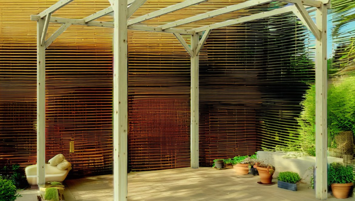 Cenadores y Pérgolas de Madera para el Jardín