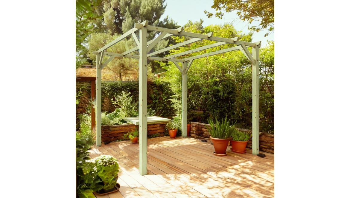 Decorar el jardín en otoño: proteger la madera
