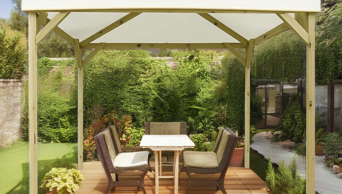 Proteger pérgola y cenador de madera en otoño
